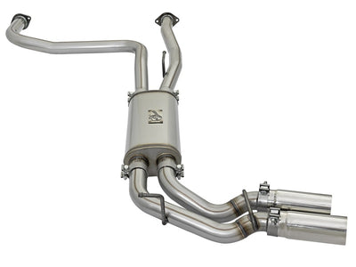 aFe Rebel Series 3in SS Cat-Back Exhaust System w/ Polished Tip 04-15 Nissan Titan V8 5.6L-Catback-Deviate Dezigns (DV8DZ9)