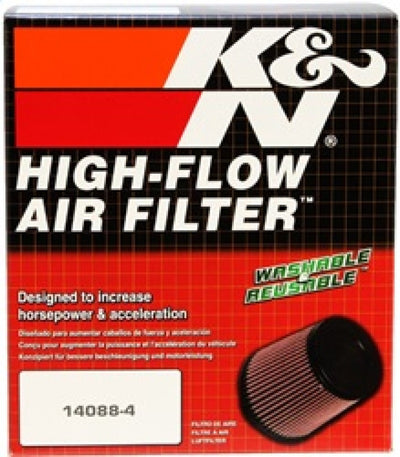 K&N Filter Universal Rubber Filter-Rd Tapered 3in Flange ID x 6in Base OD x 5in Top OD x 5.563in H-Air Filters - Universal Fit-Deviate Dezigns (DV8DZ9)