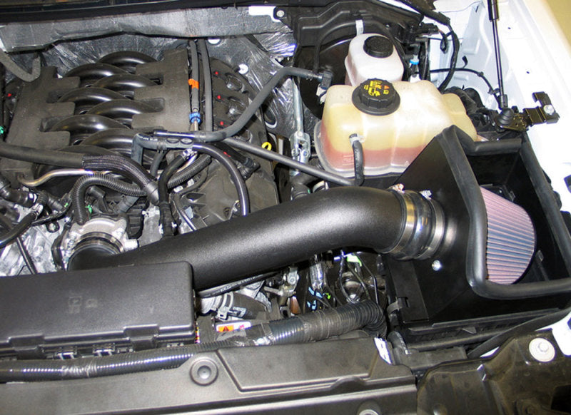 K&N 11-14 Ford F-150 5.0L V8 Performance Intake Kit-Cold Air Intakes-Deviate Dezigns (DV8DZ9)