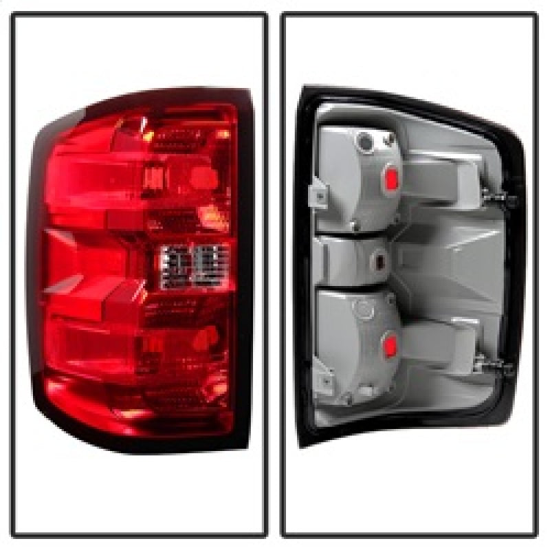 Xtune Chevy Silverado 2014-2016 Driver Side Tail Lights - OEM Left ALT-JH-CS14-OE-L-Tail Lights-Deviate Dezigns (DV8DZ9)