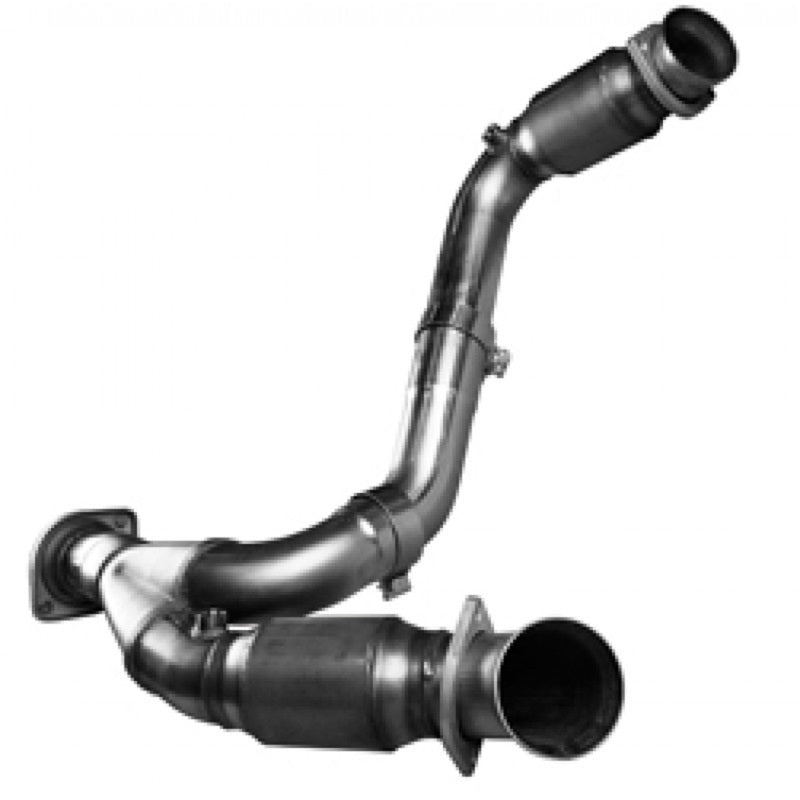 Kooks 07-08 GM 1500 3in x OEM Out Cat SS Y Pipe Kooks HDR Req-Y Pipes-Deviate Dezigns (DV8DZ9)