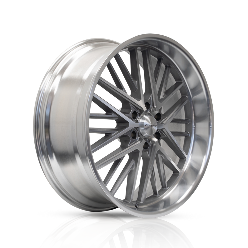 Corsart - Kingpin 6 / 24x10 / 6x139.7 / ET25 - Gloss Brushed With Diamond Cut Lip-Wheels-Deviate Dezigns (DV8DZ9)