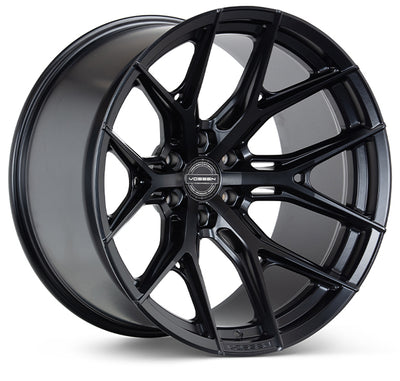 Vossen HF6-4 20x10 / 6x139.7 / ET-18 / Super Deep Face / 106.1 - Satin Black Wheel-Wheels-Deviate Dezigns (DV8DZ9)