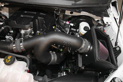 K&N 15-16 Ford F-150 2.7L V6 F/I Aircharger Intake Kit-Cold Air Intakes-Deviate Dezigns (DV8DZ9)