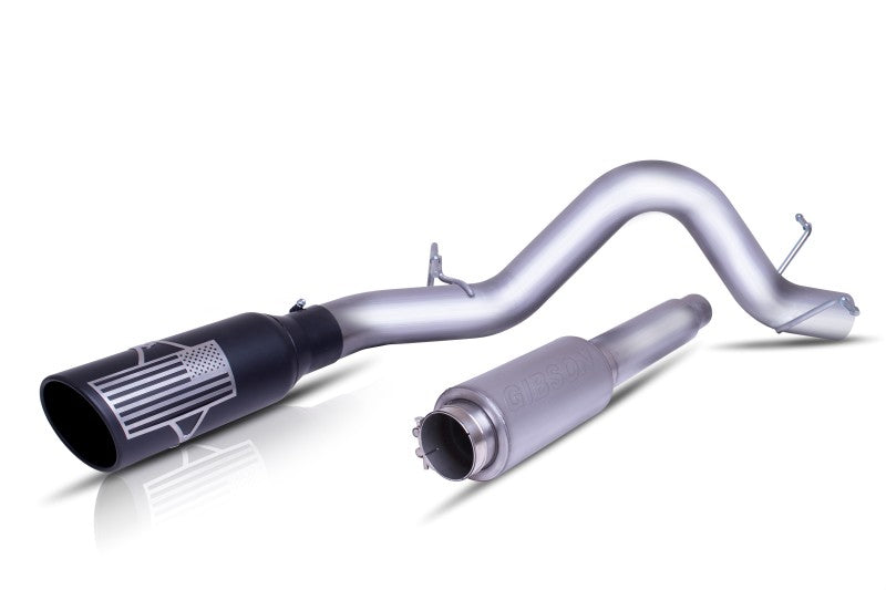 Gibson 04-09 Nissan Titan LE 5.6L 4in Patriot Series Cat-Back Single Exhaust - Stainless-Catback-Deviate Dezigns (DV8DZ9)