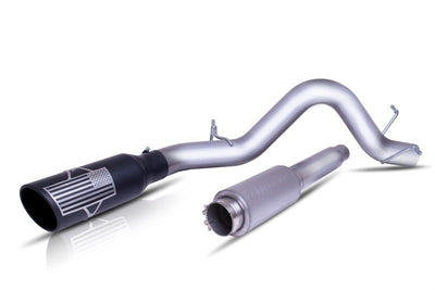 Gibson 07-18 Toyota Tundra Limited 5.7L 4in Patriot Series Cat-Back Single Exhaust - Stainless-Catback-Deviate Dezigns (DV8DZ9)