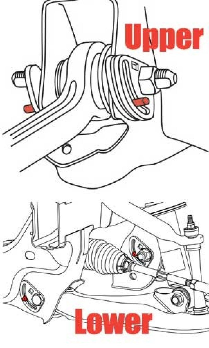 SPC Performance GM Alignment Cam Guide Pins (8)-Camber Kits-Deviate Dezigns (DV8DZ9)