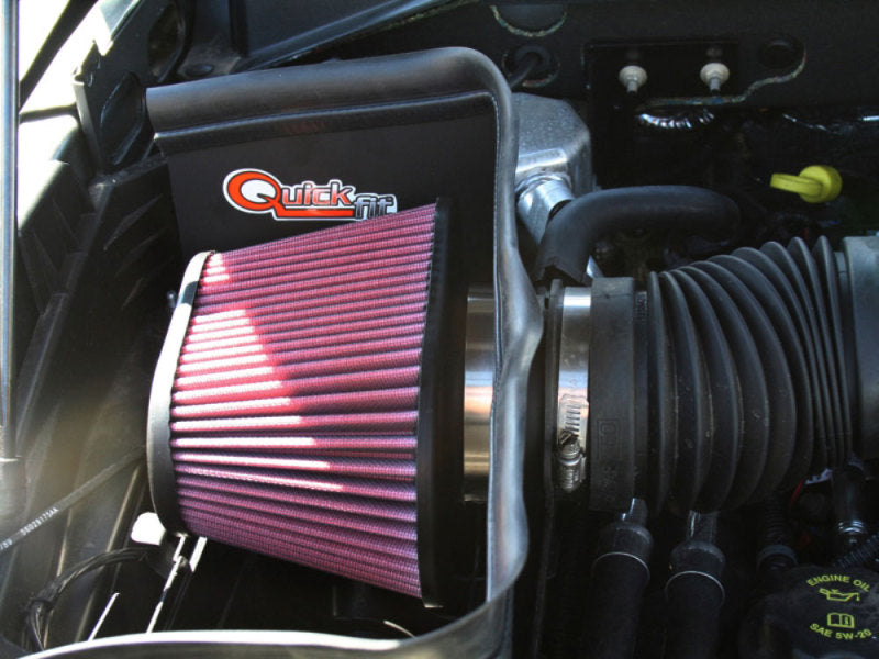 Airaid 05-11 Dodge Dakota/06-09 Mitsu Raider 3.7/4.7L CAD Intake System w/o Tube (Oiled / Red Media)-Cold Air Intakes-Deviate Dezigns (DV8DZ9)