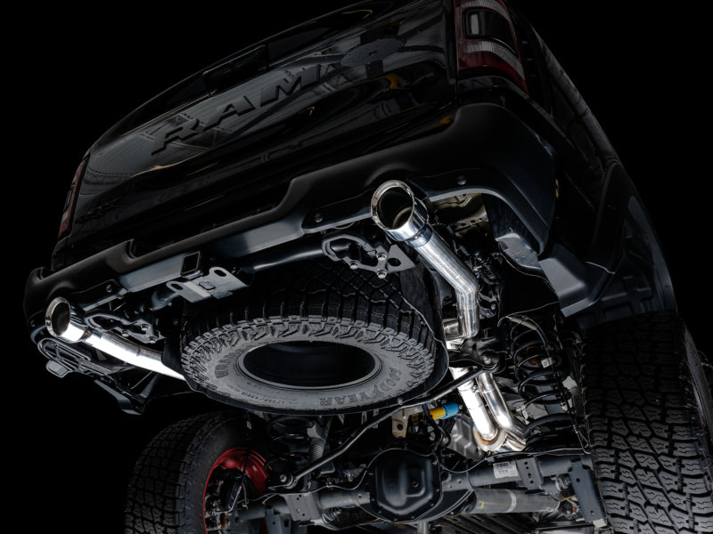 AWE Tuning 2021 RAM 1500 TRX 0FG Cat-Back Exhaust - Chrome Silver Tips-Catback-Deviate Dezigns (DV8DZ9)