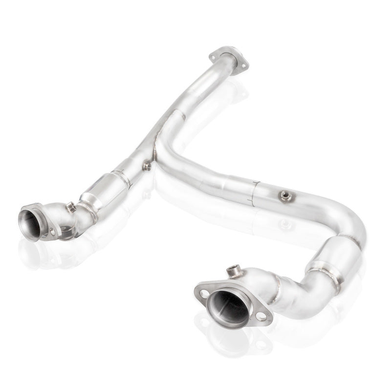 Stainless Works 15-18 F-150 3.5L Downpipe 3in High-Flow Cats Y-Pipe Factory Connection-Downpipes-Deviate Dezigns (DV8DZ9)
