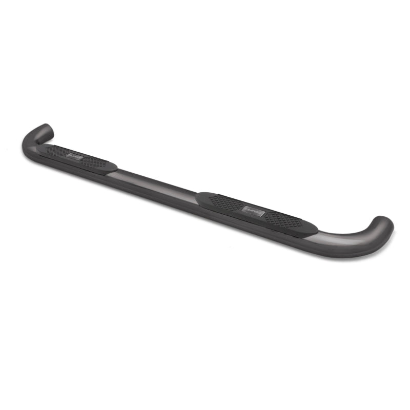 Lund 03-09 Dodge Ram 2500 Quad Cab 4in. Oval Curved Steel Nerf Bars - Black-Nerf Bars-Deviate Dezigns (DV8DZ9)