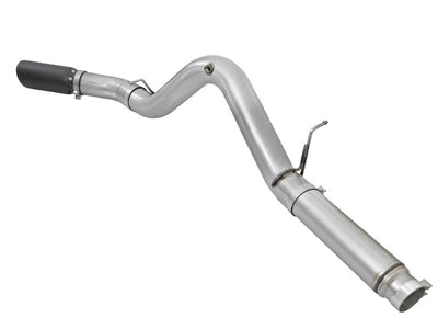 aFe Atlas Exhaust 5in DPF-Back Aluminized Steel w/ Black Tips 16-17 GM Diesel Truck V8-6.6L (td)-DPF Back-Deviate Dezigns (DV8DZ9)