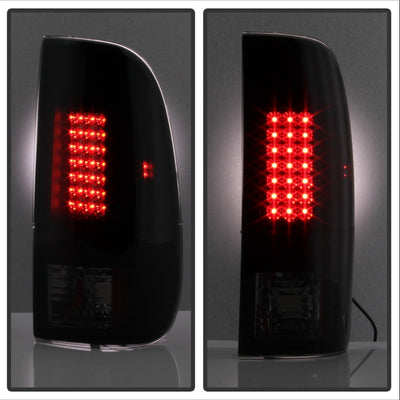 Spyder Ford F150 side 97-03/F250 Super Duty 99-07 LED Tail Lights Blk Smke ALT-YD-FF15097-LED-BSM-Tail Lights-Deviate Dezigns (DV8DZ9)