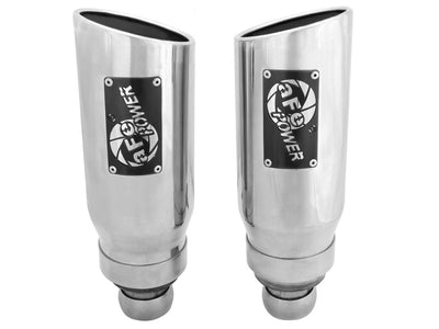 aFe Power MACH Force-XP 5in 09-15 Dodge Ram V8-5.7L/3.0L (td) 409 SS Exhaust Tip Upgrade-Catback-Deviate Dezigns (DV8DZ9)