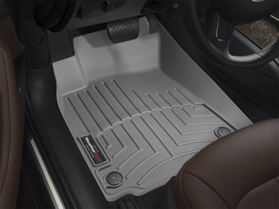 WeatherTech 12+ Toyota Tundra Front FloorLiner - Grey-Floor Mats - Rubber-Deviate Dezigns (DV8DZ9)