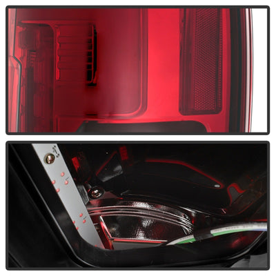 Spyder 17-18 Ford F-250 SD (w/Blind Spot Sens) LED Only Tail Lights - Red Clr (ALT-YD-FS17BS-LED-RC)-Tail Lights-Deviate Dezigns (DV8DZ9)