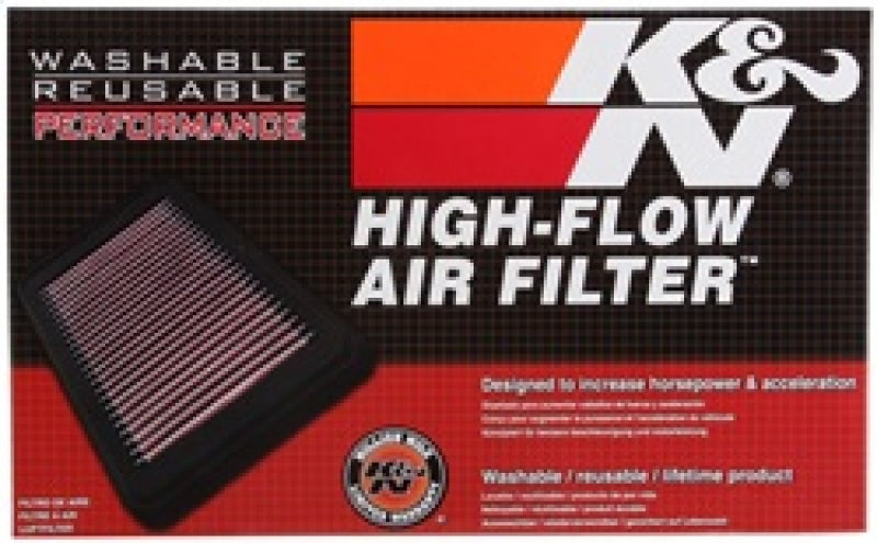 K&N 02-10 Dodge Ram 1500/2500/3500 3.7/4.7/5.7L Drop In Air Filter-Air Filters - Drop In-Deviate Dezigns (DV8DZ9)