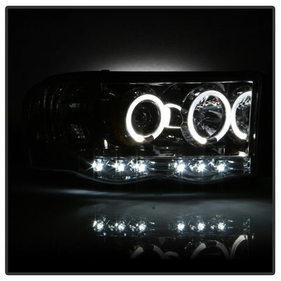 Spyder Dodge Ram 1500 02-05/Ram 2500 03-05 Projector Headlights LED Halo LED Chrm PRO-YD-DR02-HL-C-Headlights-Deviate Dezigns (DV8DZ9)