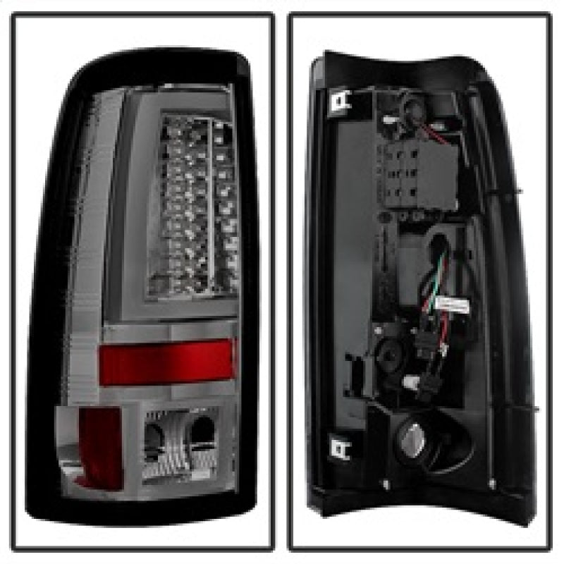 Spyder Chevy Silverado 1500/2500 99-02 Version 2 LED Tail Lights - Smoke ALT-YD-CS99V2-LED-SM-Tail Lights-Deviate Dezigns (DV8DZ9)