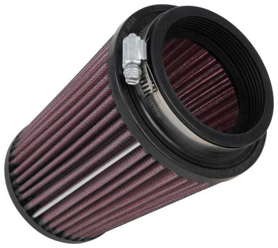 K&N Filter Universal Rubber Filter 3 Flange 4 1/2 Base inch 3 1/2 inch Top 5 3/4 inch Height-Air Filters - Universal Fit-Deviate Dezigns (DV8DZ9)
