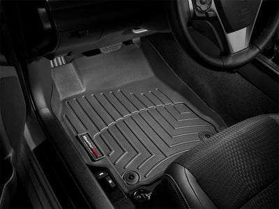WeatherTech 16+ Ford F-150 Regular Cab Vinyl Floor Front FloorLiner-Black (Bench Seats w/o Console)-Floor Mats - Rubber-Deviate Dezigns (DV8DZ9)