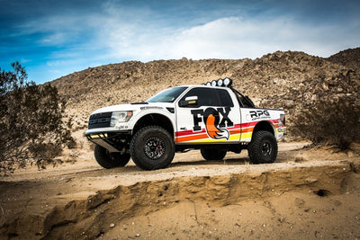 Fox Ford Raptor 3.0 Factory Series 11.48in. External QAB P/B Reservoir Rear Shock Set - Black/Zinc-Shocks and Struts-Deviate Dezigns (DV8DZ9)