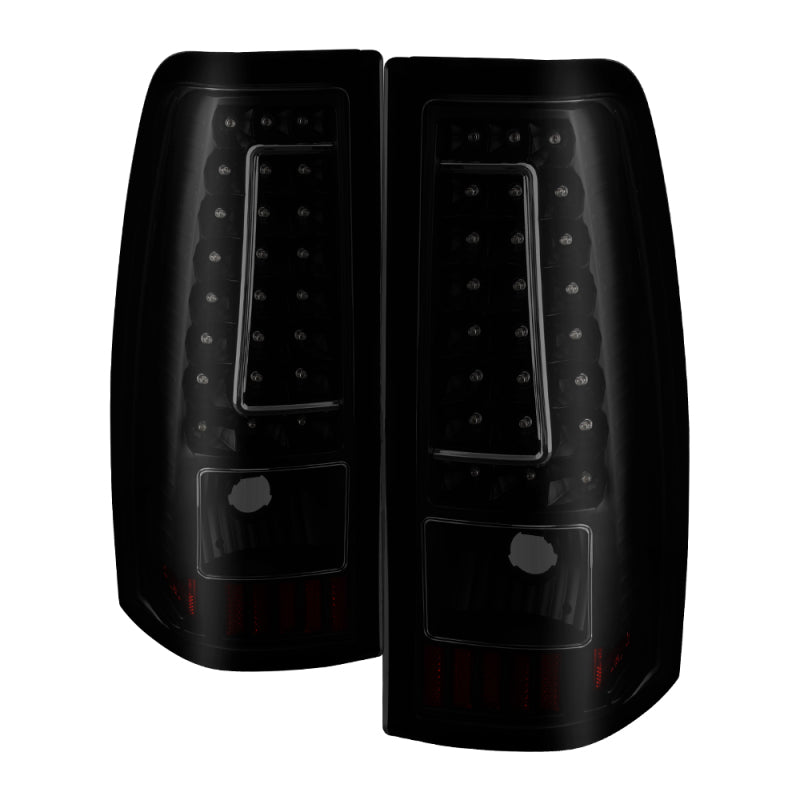 xTune 99-02 Chevy Silverado 1500/2500/3500 V2 LED Tail Lights - Black Smoke (ALT-ON-CS99-G2-LED-BSM)-Tail Lights-Deviate Dezigns (DV8DZ9)