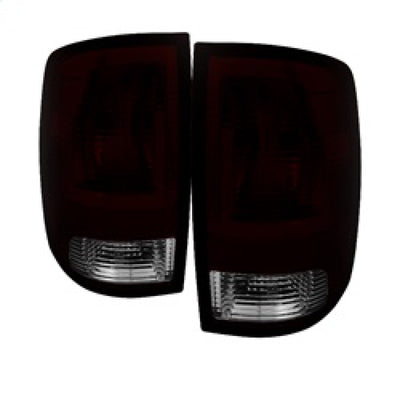 Xtune Dodge Ram 1500 09-15 OEM Style Tail Lights Dark Red ALT-JH-DR09-OE-RSM-Tail Lights-Deviate Dezigns (DV8DZ9)