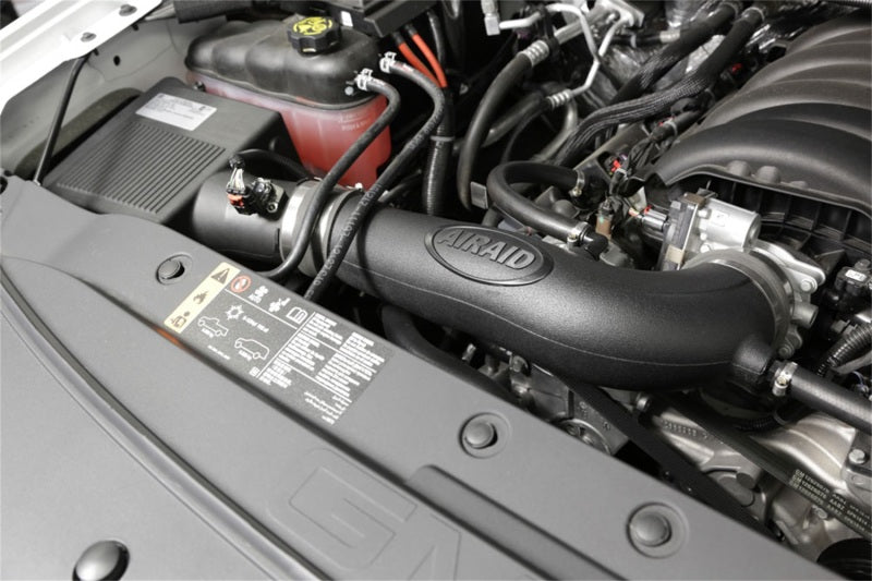 Airaid 17-18 GMC Sierra/Yukon V8-6.2L F/I Jr Intake Kit - Oiled / Red Media-Cold Air Intakes-Deviate Dezigns (DV8DZ9)