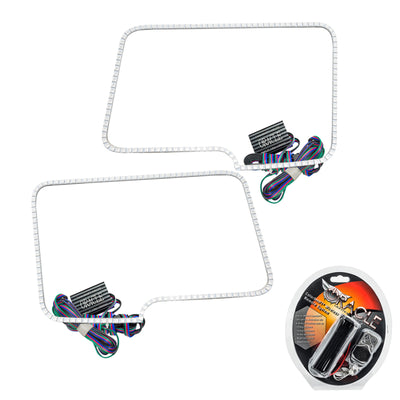 Oracle Ford F-150/Raptor 09-14 Halo Kit - ColorSHIFT SEE WARRANTY-Headlights-Deviate Dezigns (DV8DZ9)