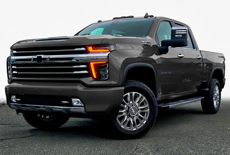 Oracle 20-21 Chevy Silverado HD 2500/3500 RGB+W Headlight DRL Upgrade Kit - ColorSHIFT SEE WARRANTY-Headlights-Deviate Dezigns (DV8DZ9)