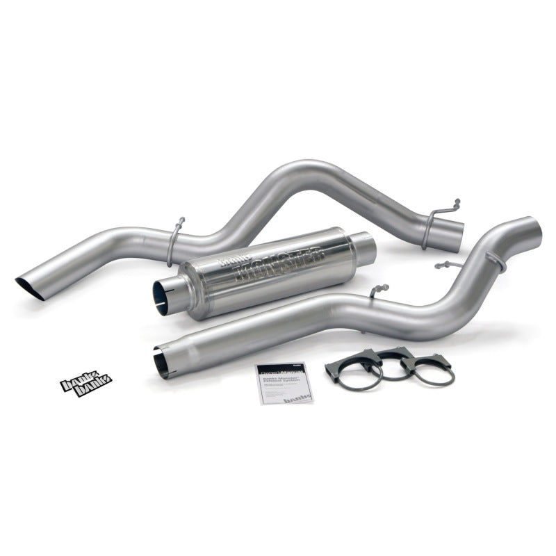 Banks Power 06-07 Chevy 6.6L CCSB Monster Sport Exhaust System-Catback-Deviate Dezigns (DV8DZ9)