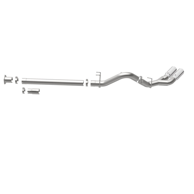 MagnaFlow 08-17 Ford F-250/F-350/F-450 4.6L/6.7 DPF-Back SS 4in Dual Single Passenger Side Rear Exit-DPF Back-Deviate Dezigns (DV8DZ9)