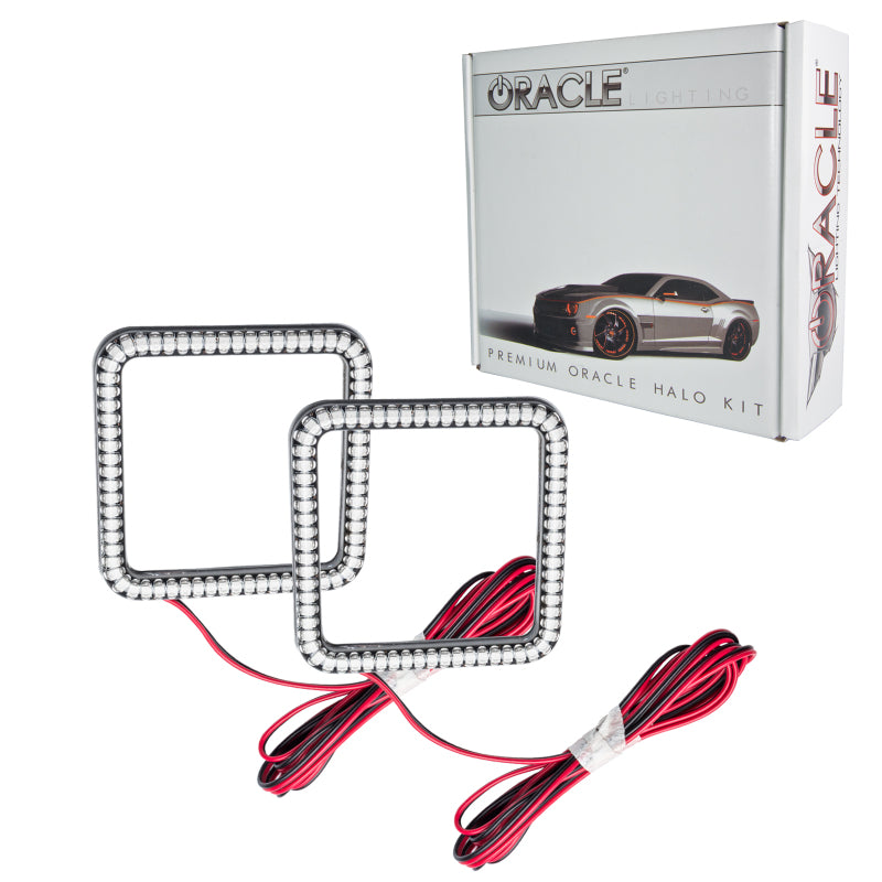 Oracle Ford F-250/350 05-07 LED Fog Halo Kit - White SEE WARRANTY-Fog Lights-Deviate Dezigns (DV8DZ9)