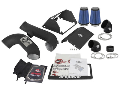 aFe Magnum FORCE Stage-2 Pro 5R Cold Air Intake System 2017 Ford F-150 Raptor V6-3.5L (tt) - Black-Cold Air Intakes-Deviate Dezigns (DV8DZ9)