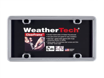 WeatherTech Stainless Steel Universal License Plate Frame-License Frame-Deviate Dezigns (DV8DZ9)