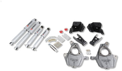 Belltech - Lowering Kit w/ Street Performance Shocks | 99-06 GM Silverado/Sierra 1500 (Std Cab/Short Bed) | 2" F / 3" R drop-Lowering Kits-Deviate Dezigns (DV8DZ9)