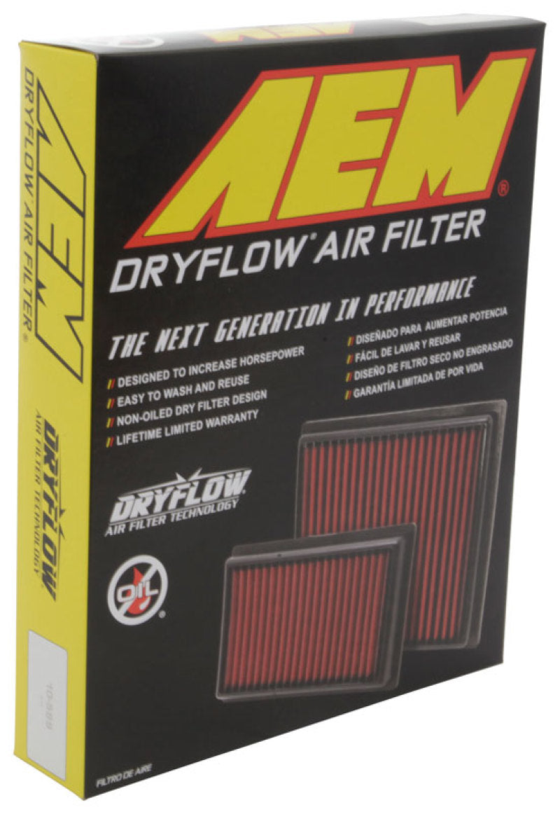 AEM 2011 GMC SIERRA 2500 HD 6.6L Dryflow Round Straight Air Filter-Air Filters - Direct Fit-Deviate Dezigns (DV8DZ9)