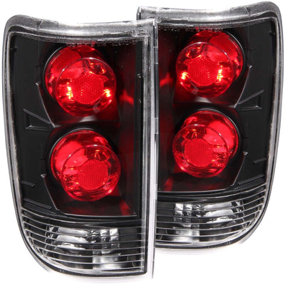 ANZO 1995-2005 Chevrolet Blazer Taillights Black-Tail Lights-Deviate Dezigns (DV8DZ9)