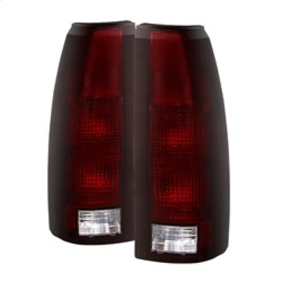 xTune Chevy/GMC C1500/C2500/C3500 88-01 OEM Style Tail Light - Red Smoked ALT-JH-CCK88-OE-RSM-Tail Lights-Deviate Dezigns (DV8DZ9)