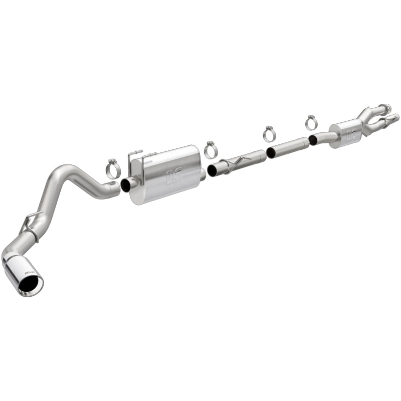 MagnaFlow 2020 Ford F250/F350 3.5in Street Series Cat-Back Exhaust Rear Passenger Exit-Polished Tip-Catback-Deviate Dezigns (DV8DZ9)