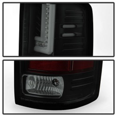 Spyder GMC Sierra 14-16 LED Tail Lights Black Smoke ALT-YD-GS14-LBLED-BSM-Tail Lights-Deviate Dezigns (DV8DZ9)