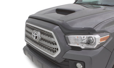 Stampede 2012-2015 Toyota Tacoma Vigilante Premium Hood Protector - Smoke-Hood Deflectors-Deviate Dezigns (DV8DZ9)