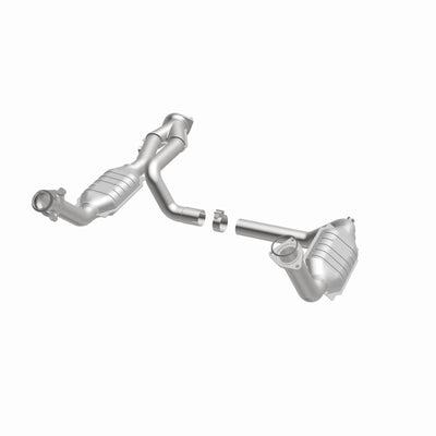 MagnaFlow Conv DF 02-06 Cadillac Escalade / 02-06 Chevy Avalanche 5.3L Dual Conv Y-Pipe Assembly 2WD-Catalytic Converter Direct Fit-Deviate Dezigns (DV8DZ9)