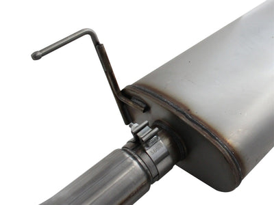 aFe MACHForce XP Exhausts Cat-Back SS 409 EXH Wrinkle Black CB Ford F-150 11-12 V6-3.5L (tt)-Catback-Deviate Dezigns (DV8DZ9)