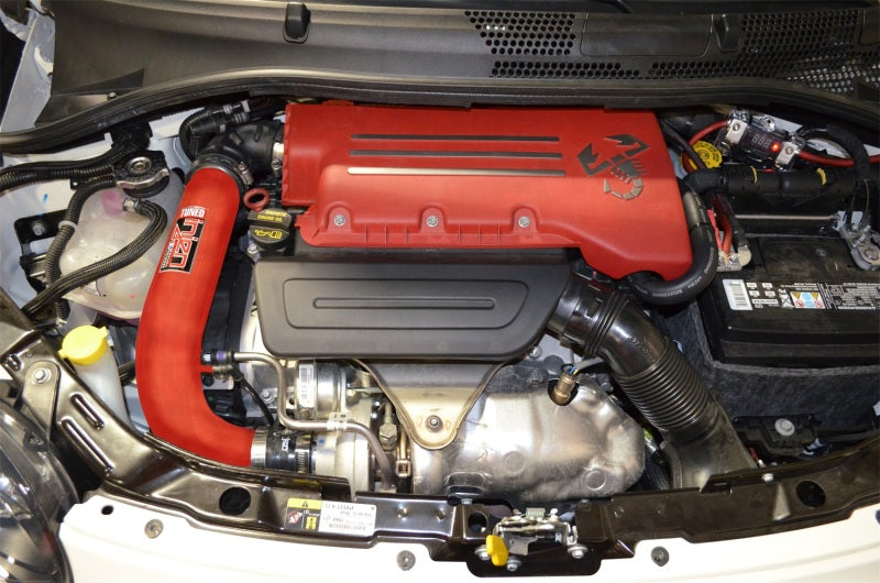 Injen 15-19 Fiat Abarth 1.4L Turbo 4Cyl Wrinkle Red Short Ram Intake w/MR Tech-Cold Air Intakes-Deviate Dezigns (DV8DZ9)