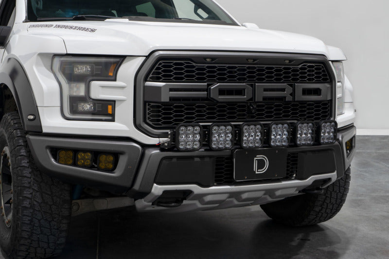 Diode Dynamics 17-20 Ford Raptor SS5 Grille CrossLink Lightbar Kit - Pro White Combo-Light Bars & Cubes-Deviate Dezigns (DV8DZ9)