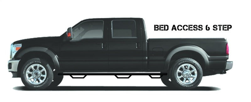 N-Fab Nerf Step 07-17 Toyota Tundra CrewMax 5.6ft Bed - Tex. Black - Bed Access - 3in-Side Steps-Deviate Dezigns (DV8DZ9)