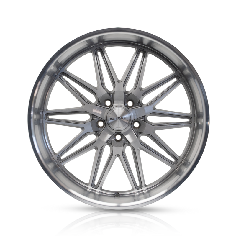 Corsart - Alcatraz / 22x9.5 / 5x139.7 / ET25 - Gloss Brushed With Diamond Cut Lip-Wheels-Deviate Dezigns (DV8DZ9)