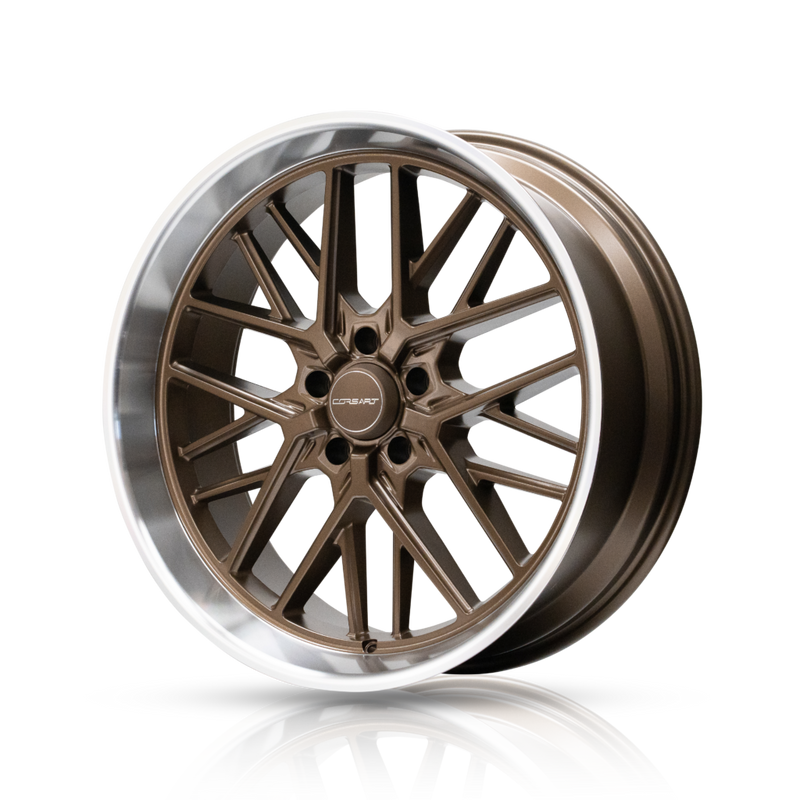 Corsart - Kingpin / 20x10 / 5x127 / ET0 - Matte Bronze With Diamond Cut Lip-Wheels-Deviate Dezigns (DV8DZ9)